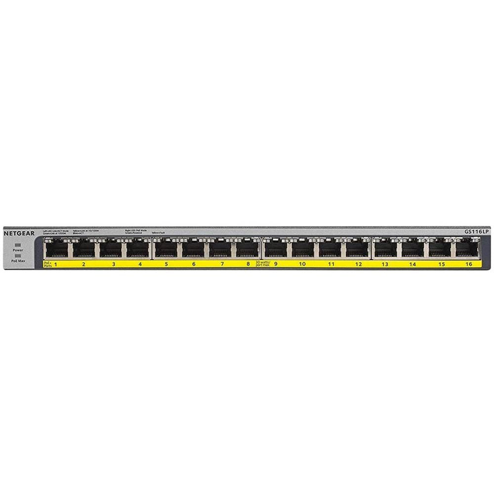 GS116LP Switch ProSafe Gigabit Ethernet 16Porte 10/100/1000 (PoE) + - Foto 2