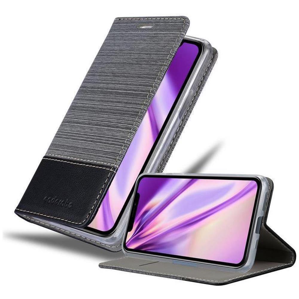Custodia Compatibile Con Apple Iphone 11 (xi) In Grigio Nero - Coperchio Protettiva Con Chiusura Magnetica, Funzione Stand E Tasca Per Le Carte - Foto 1