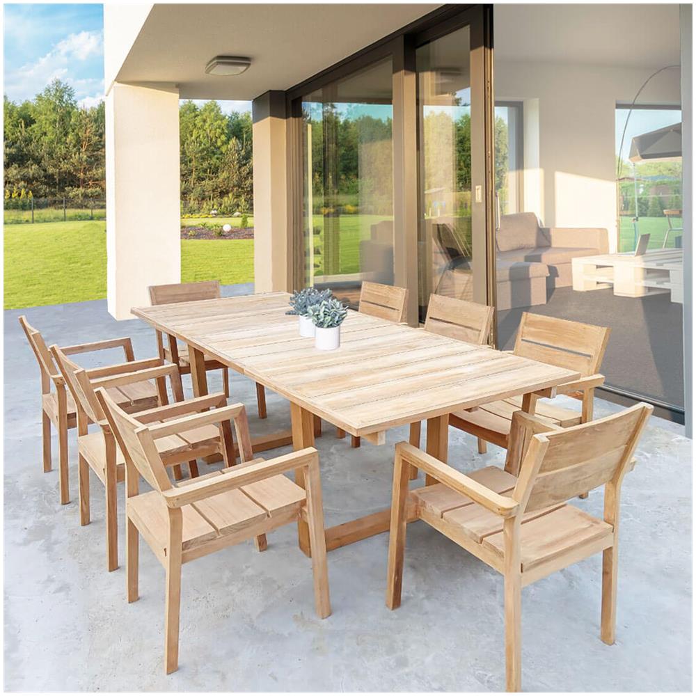 Holland - Tavolo In Teak Allungabile - Foto 3