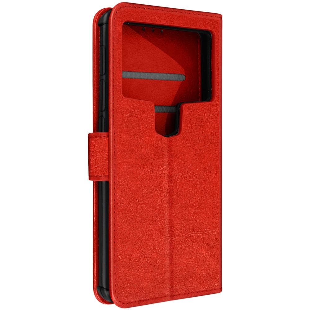 Custodia Universale Per Smartphone Da 5,5 A 6 Pollici Con Scomparti Rossa - Foto 2
