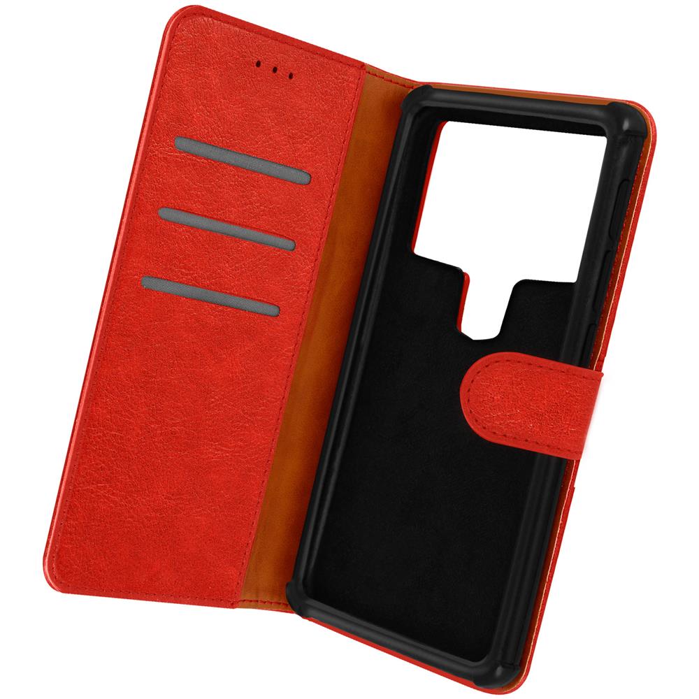Custodia Universale Per Smartphone Da 5,5 A 6 Pollici Con Scomparti Rossa - Foto 1