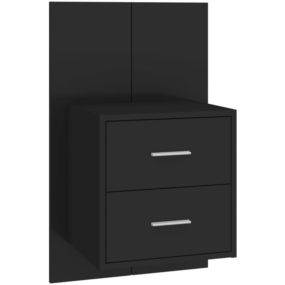 Comodino a Parete Nero - Foto 1