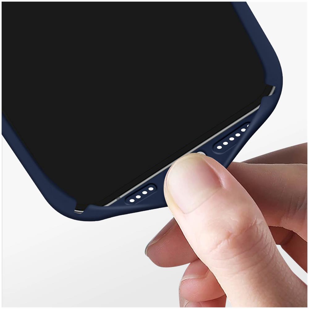 Cover Per Iphone 15 Plus Semi-rigida Soft-touch Serie Fast Cover Blu Scuro - Foto 2