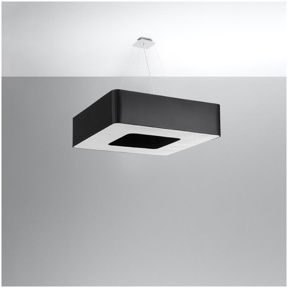 Lampadario Urano 80 Nero Sl. 0828 - Minimalista Lampadari Nero 112x80x80 Cm - Foto 2