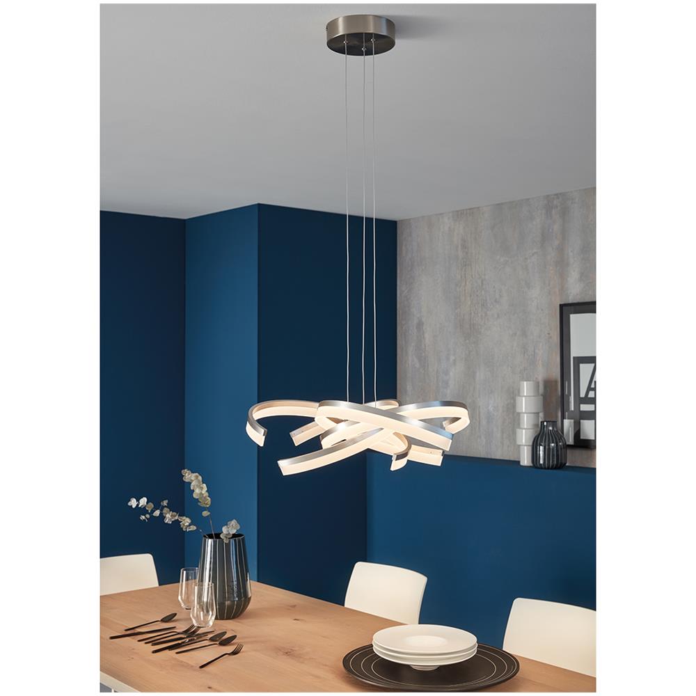 Lampada a sospensione a LED Sund, nichel - Foto 2