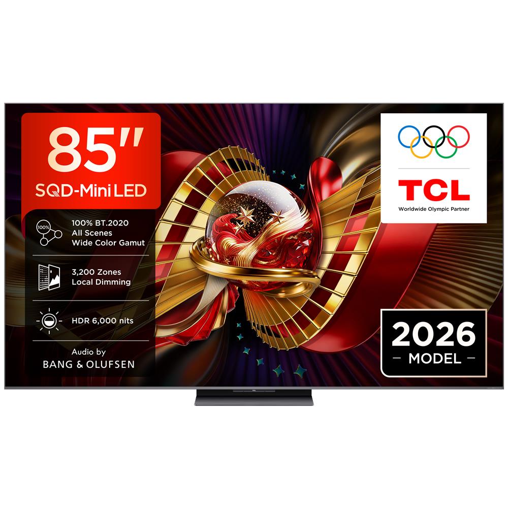 C8L TV 85C8L SQD Mini LED da 85", 4K HDR, 6000 nit, 3.200 zone di dimming, Google TV, 144Hz, Dolby Vision & Atmos, Audio Bang & Olufsen - Foto 2