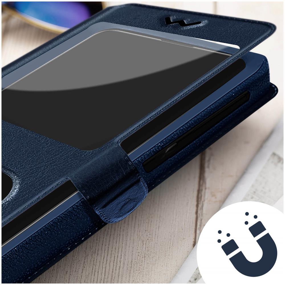 Custodia Stand Doppia Finestra Universale Taglia Sl - Blu Notte - Foto 15