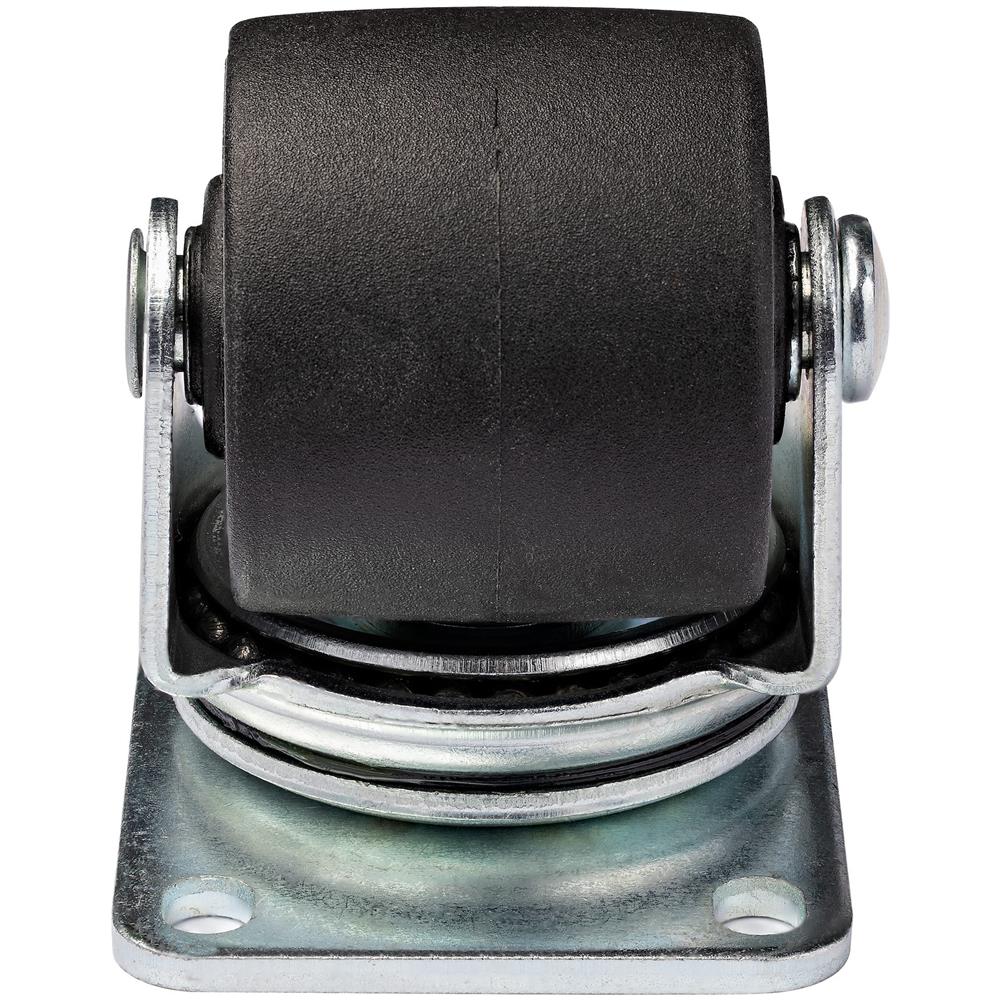 Ruote industriali per armadi server - Set di 4 kit di viti M6 per ruote da 2 pollici - Ruote girevoli di ricambio per rack a 4 montanti (45x75mm) - acciaio /plastica - Foto 2