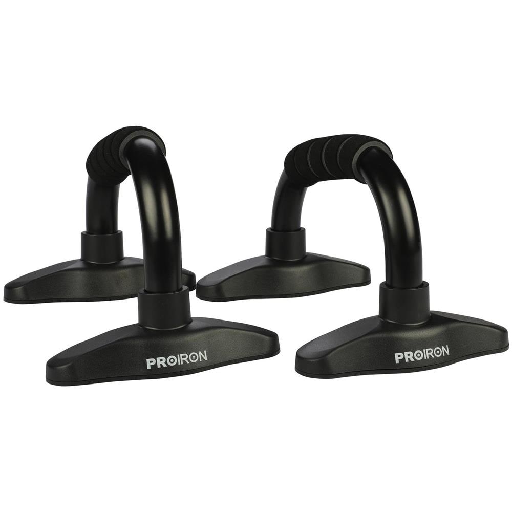 Supporto Per Barra Per Flessioni Nero, Tubo In Acciaio, Impugnatura In Schiuma, 25,7 X 16 X 15 Cm, Carico 300 Kg - Foto 1