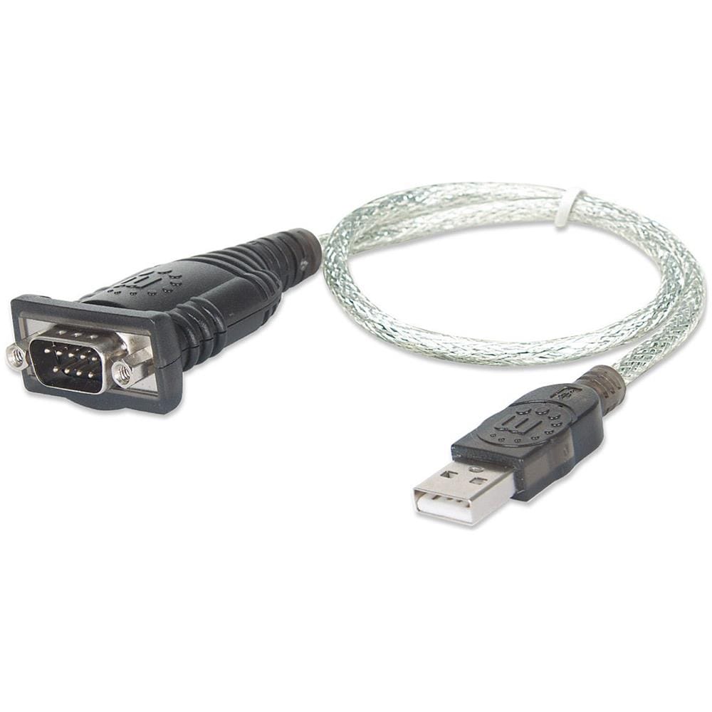 205146 cavo seriale Grigio 0,45 m USB A Serial /COM /RS232/DB9 - Foto 1