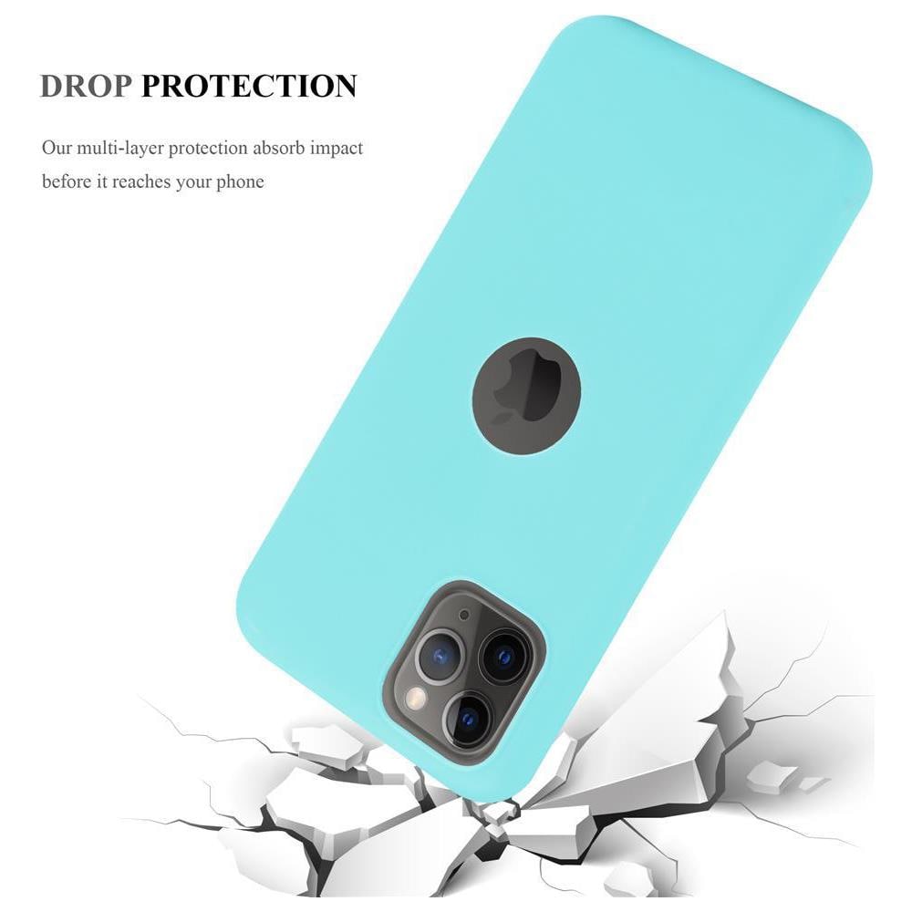 Custodia Compatibile Con Apple Iphone 11 Pro (xi Pro) In Candy Blu - Coperchio Protettivo In Silicone Tpu Flessibile - Foto 8