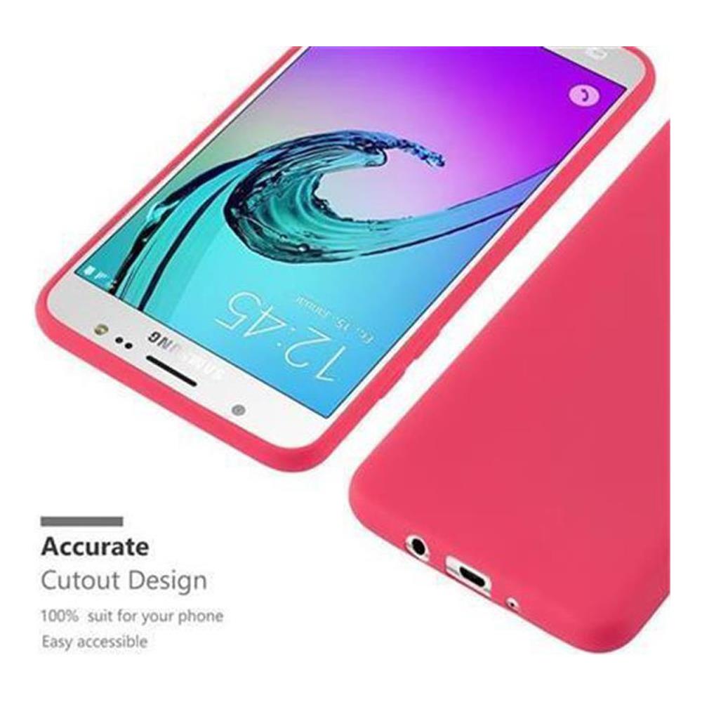 Custodia Compatibile Con Samsung Galaxy J5 2016 In Candy Rosso - Coperchio Protettivo In Silicone Tpu Flessibile - Foto 8