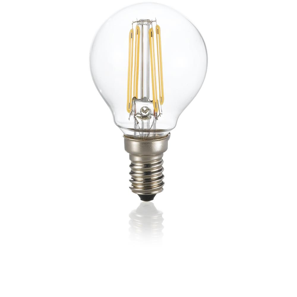 Lampadina E14 Sfera 4w 3000k Cri90 Trasp - Ideal Lux 271620 - Foto 1