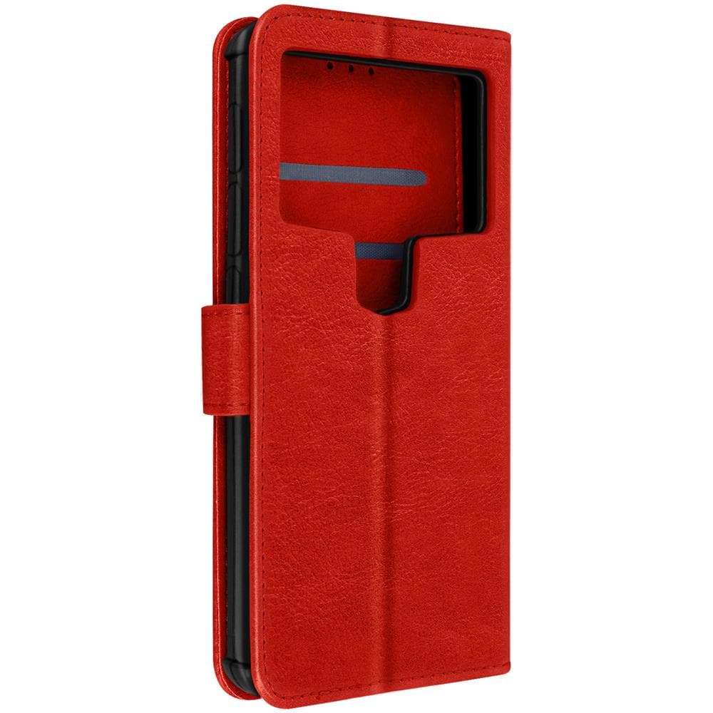 Custodia Universale Per Smartphone Da 5,2 A 5,5 Pollici Con Scomparti Rossa - Foto 2