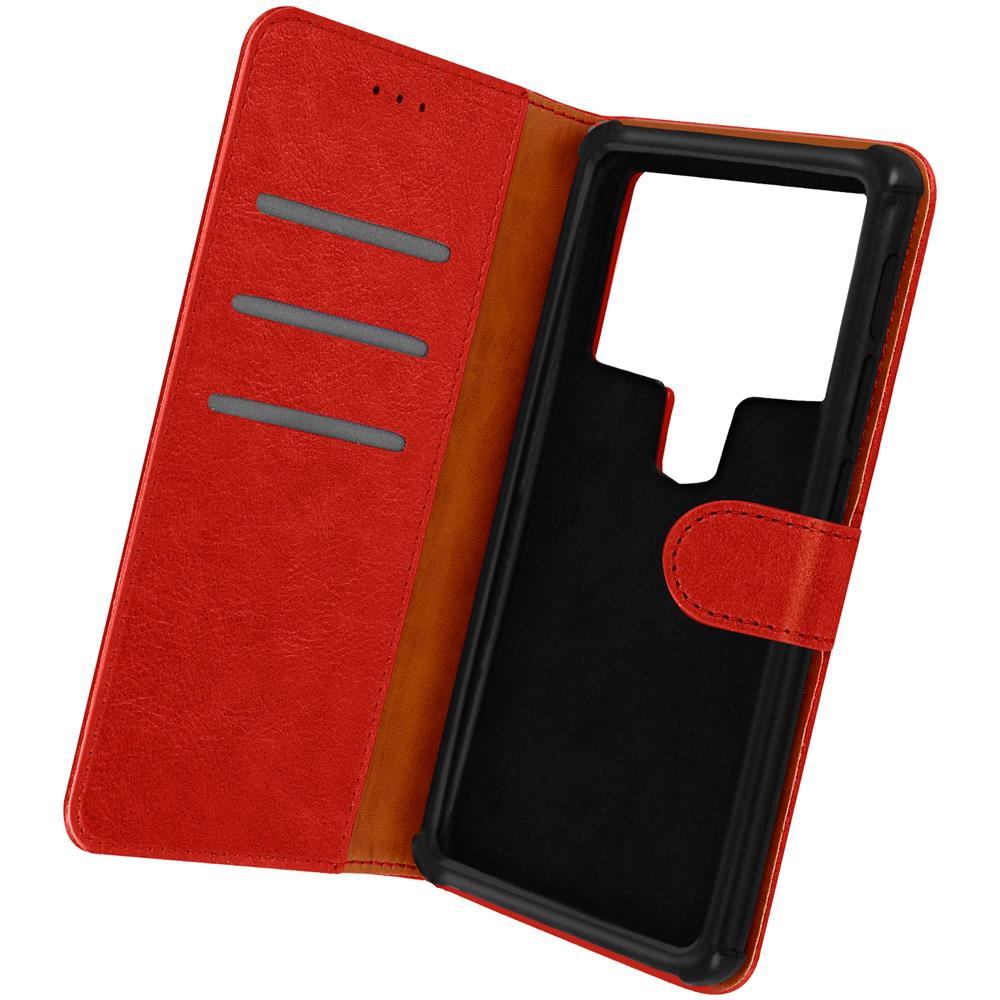 Custodia Universale Per Smartphone Da 5,2 A 5,5 Pollici Con Scomparti Rossa - Foto 1