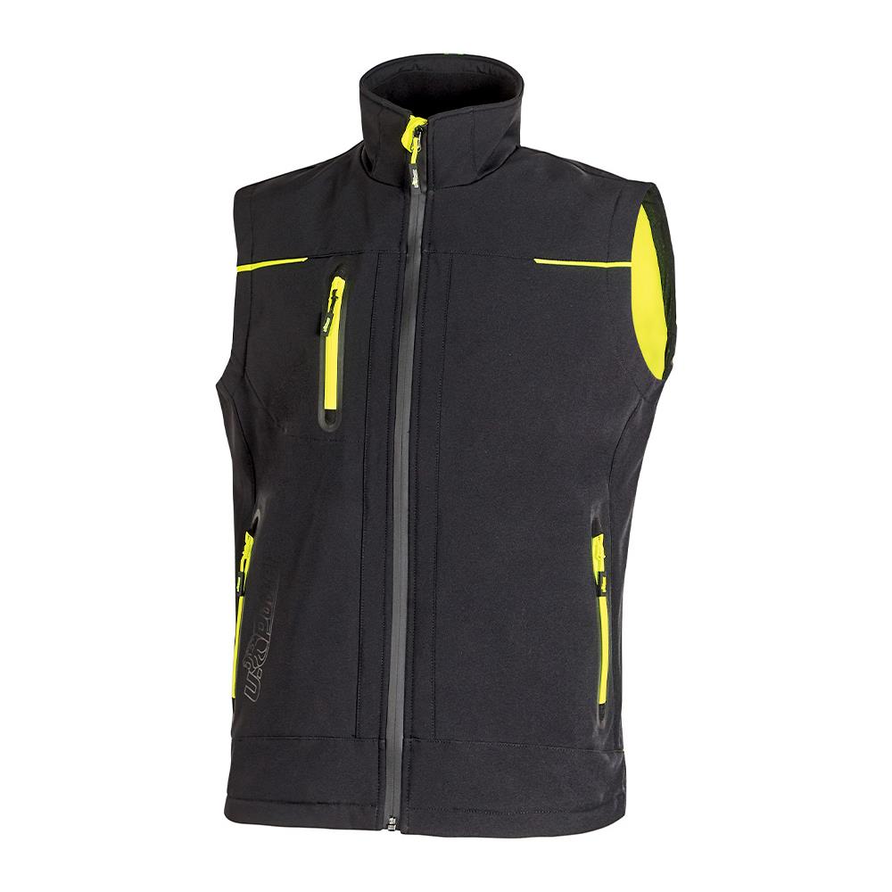 Upower Universe Gilet Smanicato Da Lavoro Impermeabile Antivento Traspirante Colore Black Carbon Tg. 3xl - Foto 1