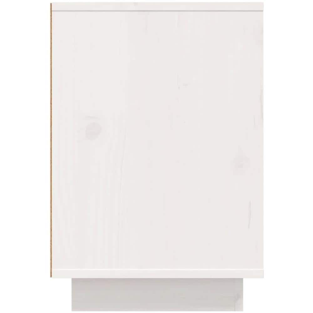 Comodini 2 Pz Bianco 50x34x50 Cm In Legno Massello Di Pino - Foto 9