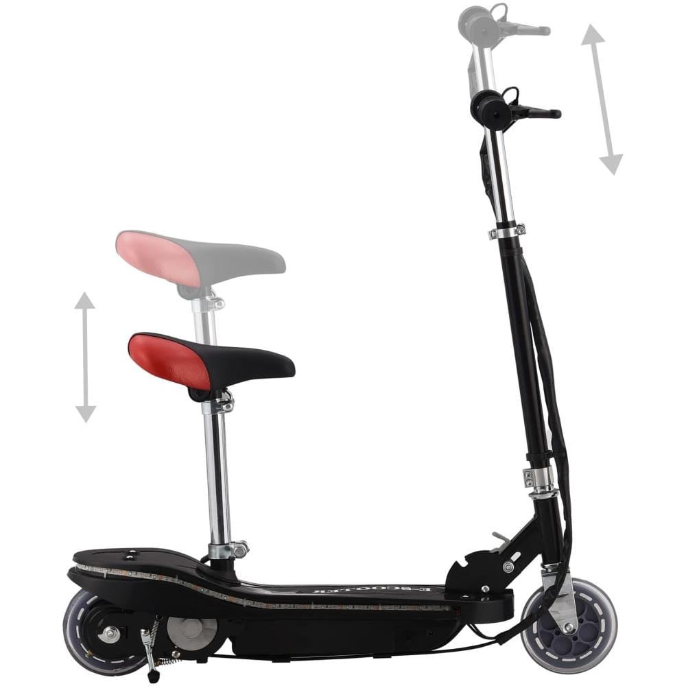 Monopattino Elettrico Con Sella E Led 120 W Nero - Foto 3