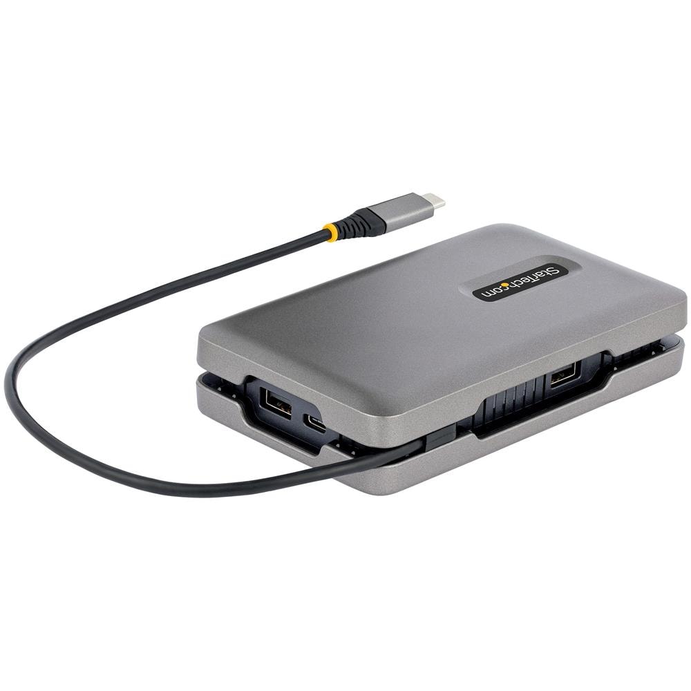 Adattatore Multiporta USB-C - Docking Station USB Type C con Uscita Video HDMI 2.0 4K /VGA /DP Alt Mode USB-C - Mini Dock USB con MST per Doppio Monitor - PD 100W Pass-Through - Foto 2