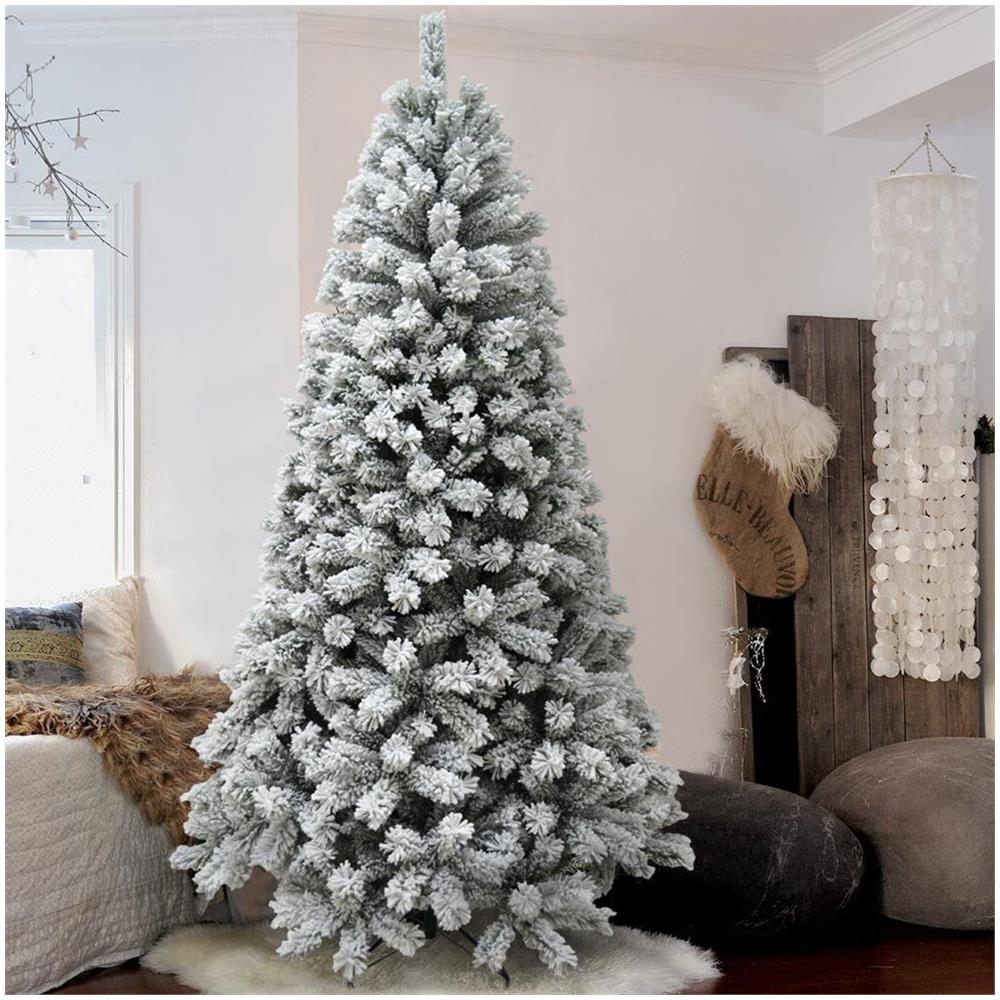 Albero Di Natale Innevato Royal 180cm 655 Rami Super Folto Effetto Neve Reale - Foto 2