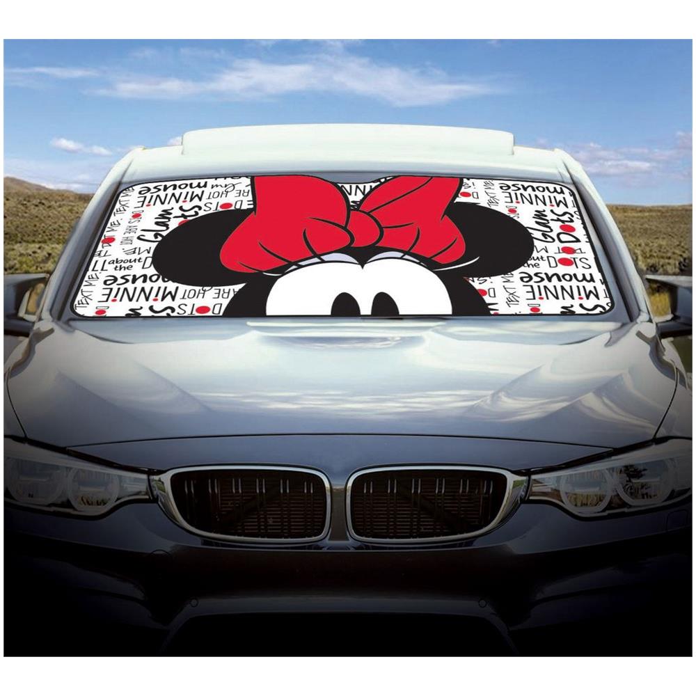 Parasole Anteriore Parabrezza Auto Minnie 130x70cm Bambine Cartoni - Foto 2