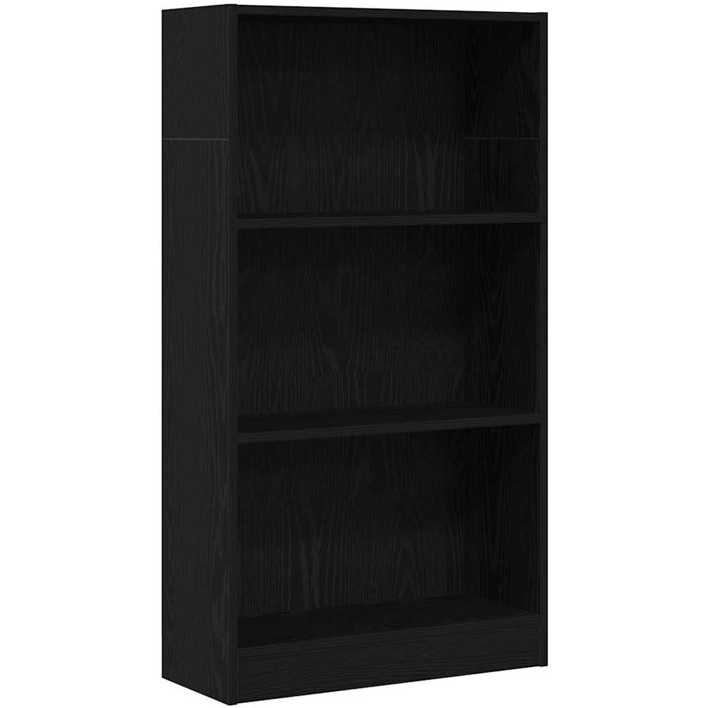 Libreria Rovere Nero 60x24x109 cm in Legno Multistrato - Foto 1