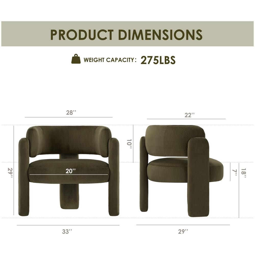 Sedia / Divano Design Minimalista, Per Una Casa Moderna Ed Elegante, Colore Verde - Foto 2