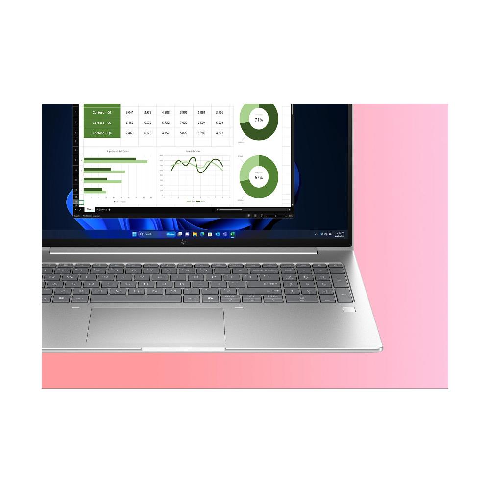 EliteBook 6 G1i 16 inch Notebook AI PC Intel Core Ultra 5 225U Computer portatile 40,6 cm (16") Touch screen WUXGA 24 GB DDR5-SDRAM 512 GB SSD Wi-Fi 7 (802.11be) Windows 11 Pro Argento - Foto 12