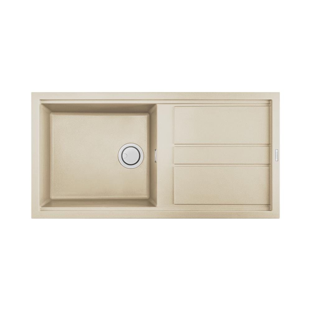 Lavello Best 480 Keratek Plus 100x51 cm 1 vasca con gocciolatoio Colore Champagne 95 - Foto 1