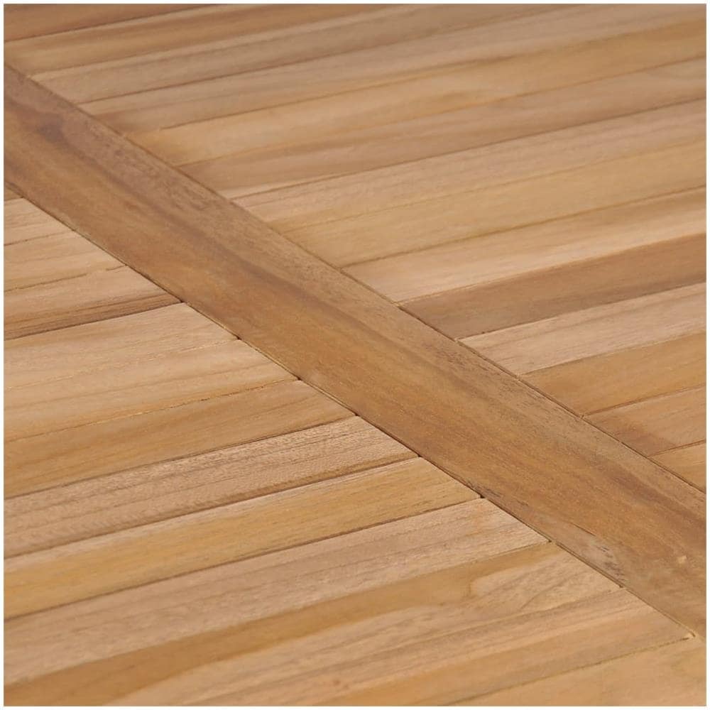 Tavolo Da Pranzo Per Esterni 80x80x77 Cm Massello Di Teak - Foto 2