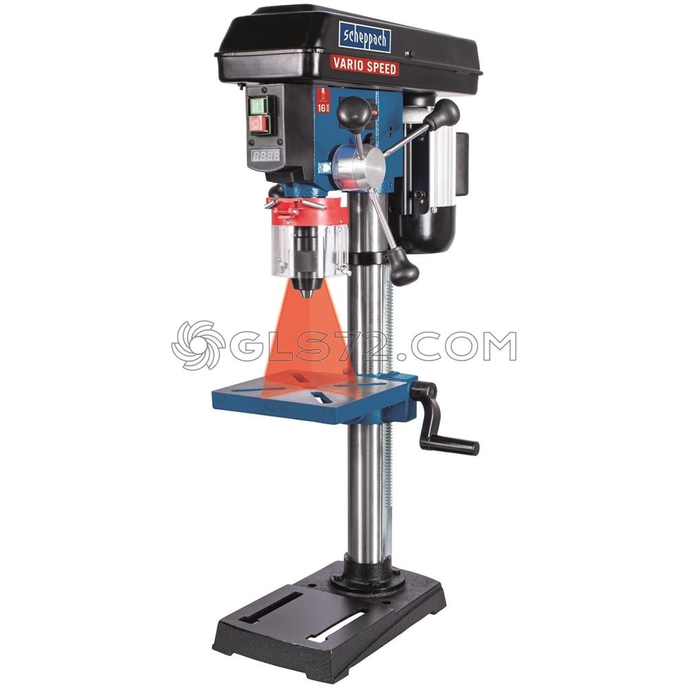 Trapano A Colonna Da Banco Velocita Regolabile Laser 550 W Dp19vario - Foto 1