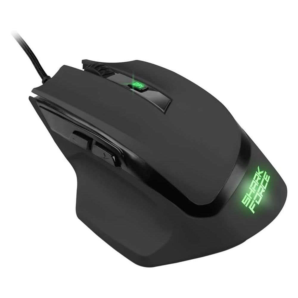 Mouse SHARK Force II Ottico 6 Tasti 4200 DPI Colore Nero - Foto 1