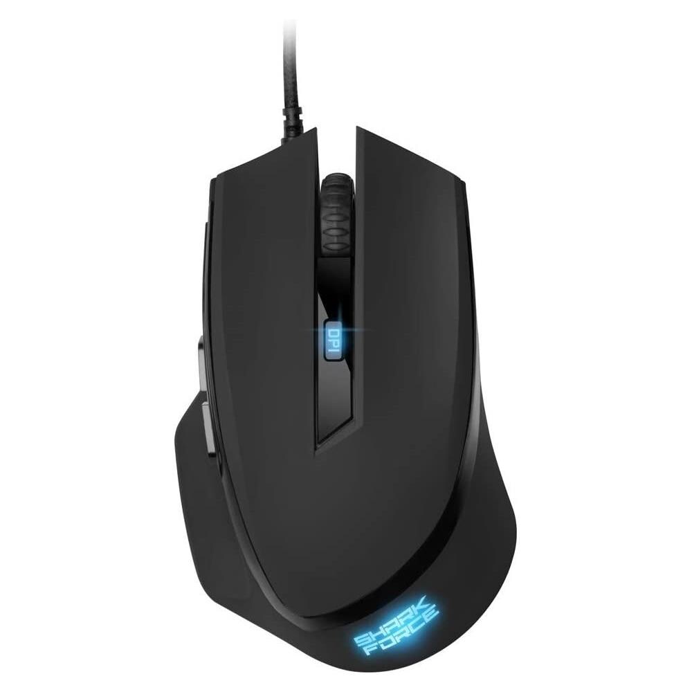 Mouse SHARK Force II Ottico 6 Tasti 4200 DPI Colore Nero - Foto 2