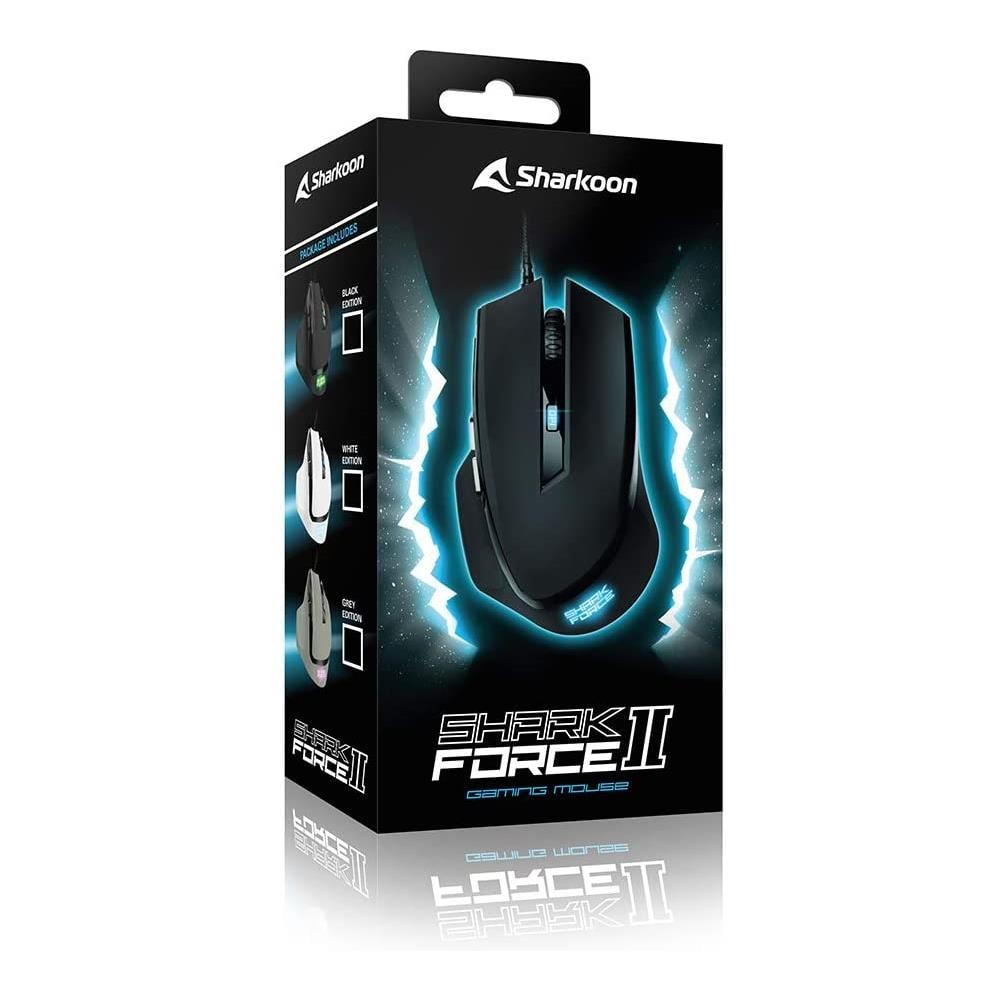 Mouse SHARK Force II Ottico 6 Tasti 4200 DPI Colore Nero - Foto 4