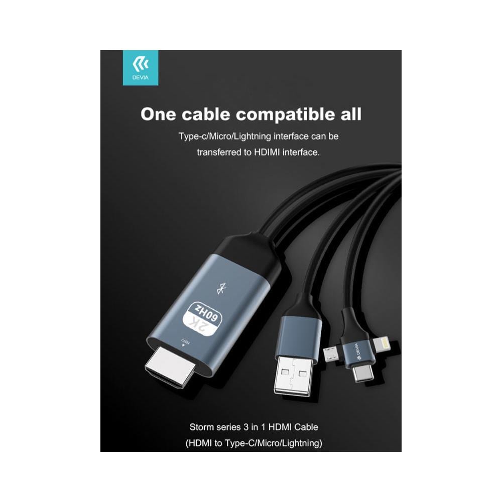Adattatore Da Hdmi A Type-c / Micro Usb / Apple Lightning - Foto 1
