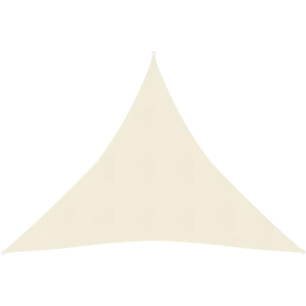 Vela Parasole 160 g / m² Crema 6x6x6 m in HDPE - Foto 1