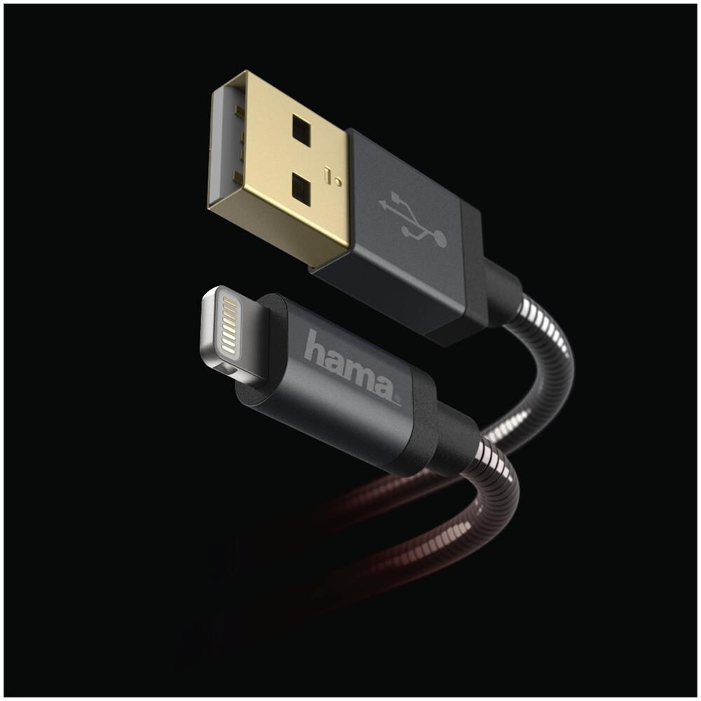 1.5m, USB2.0-A / Lightning 1.5m USB A Lightning Antracite cavo USB - Foto 6