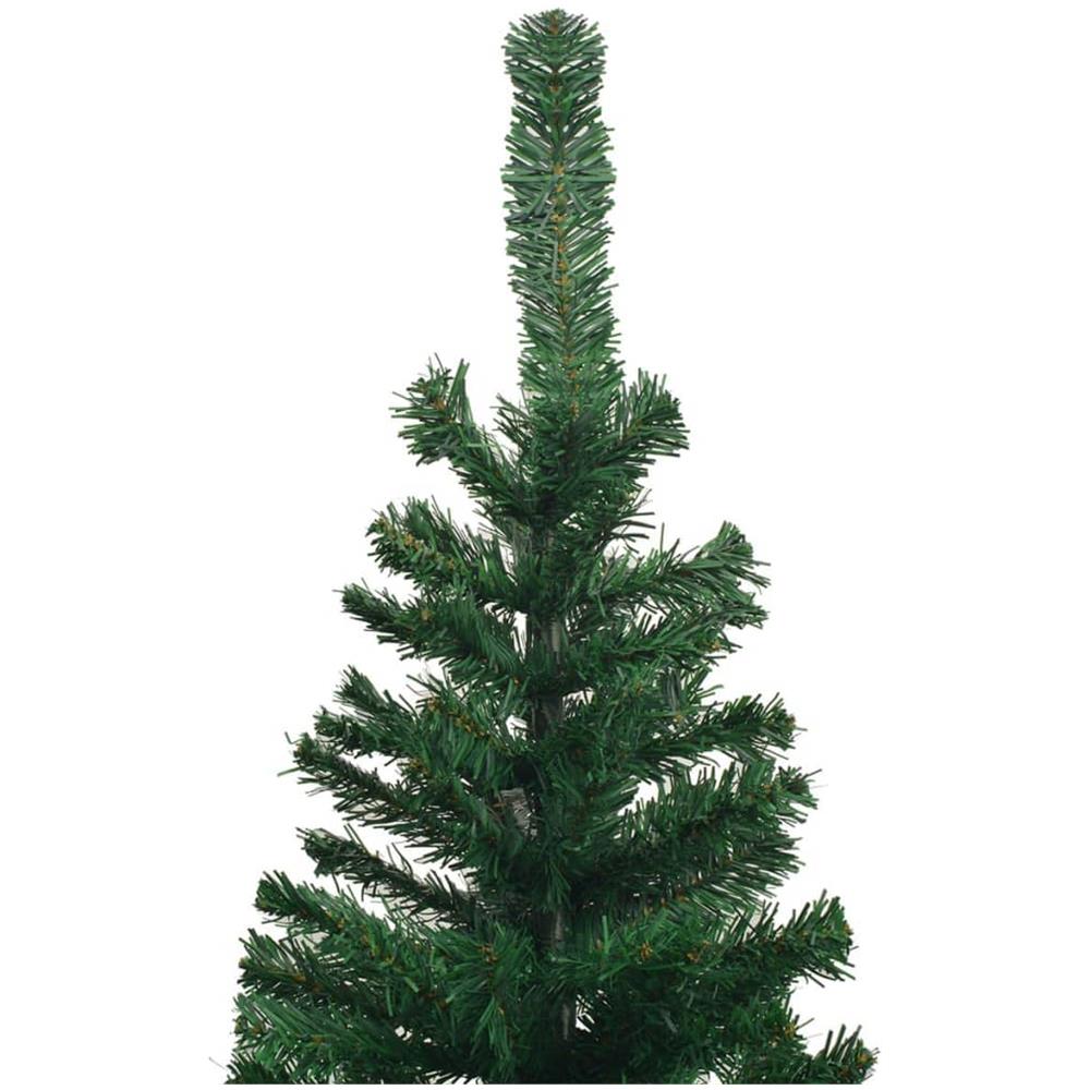 Set Albero Natale Artificiale LED e Palline Verde L 240 cm PVC - Foto 3