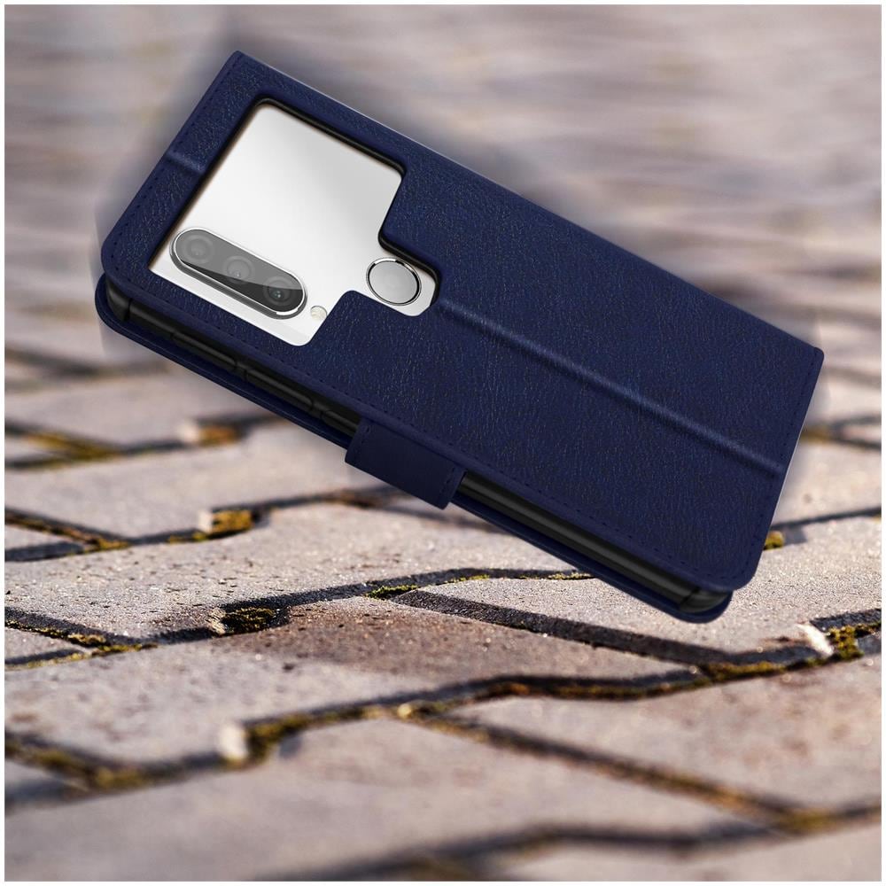 Custodia Universale Per Smartphone Da 6 A 6,7 Pollici Con Scomparti Blu Scuro - Foto 2