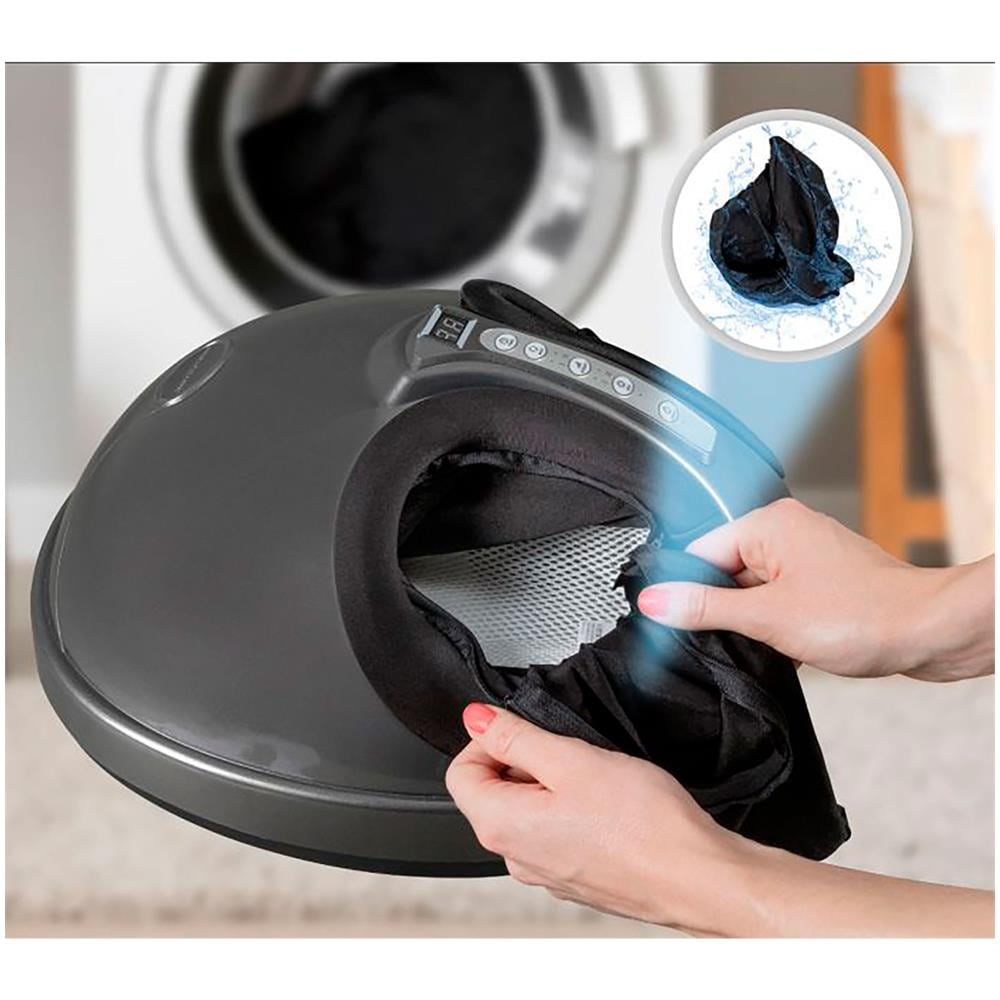 Fm3099 Massaggiatore Elettrico Per Piedi, Massaggio Shiatsu 3 Modalità 2 Livelli Calore 40 W Nero - Foto 2