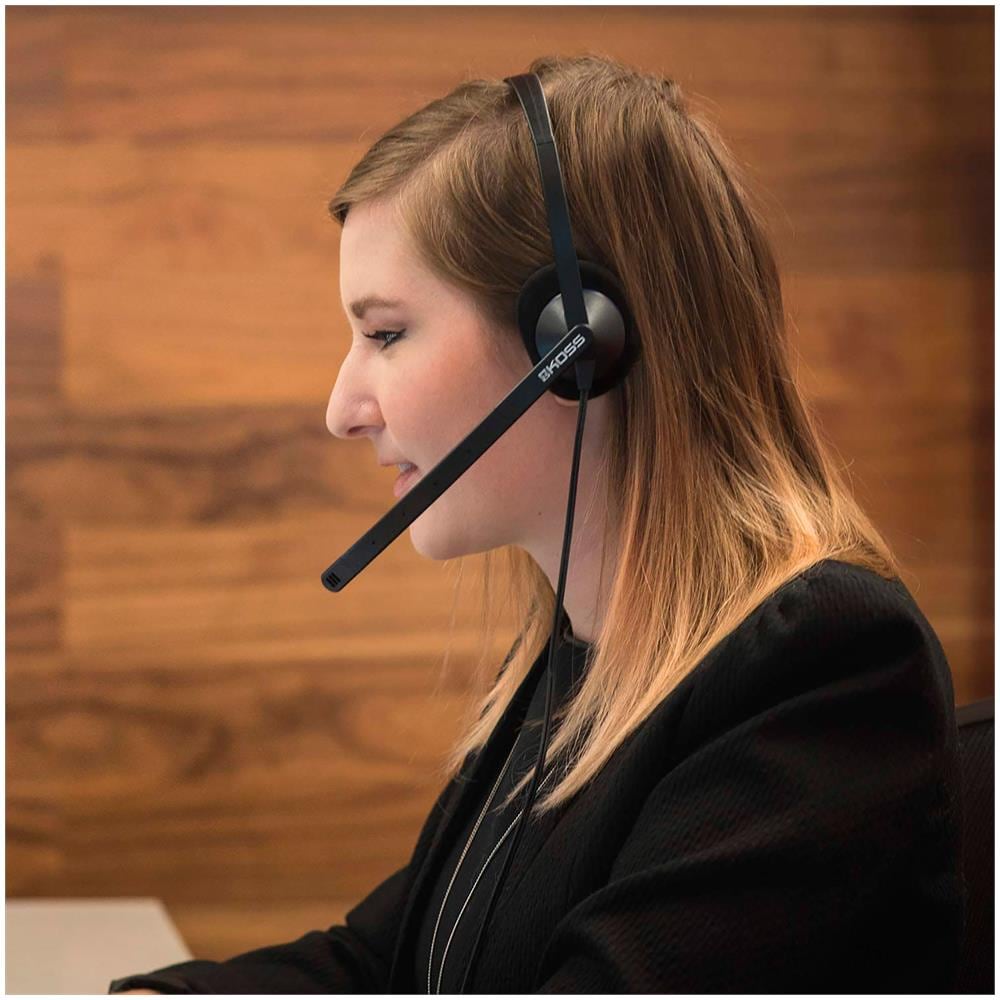 Cs200i Cuffie Cablata Con Microfono A Cancellazione Del Rumore, Per Ufficio Video Call Nero - Foto 2