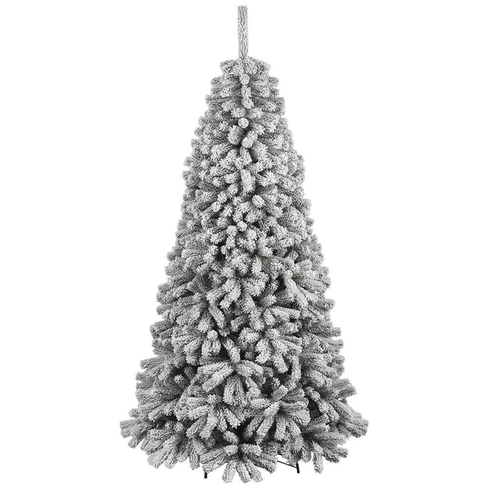 Albero Di Natale Innevato Danubio 240cm 1808 Rami Super Folto Effetto Neve Reale - Foto 2