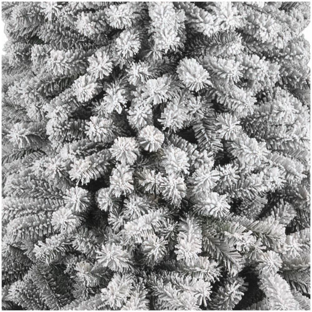 Albero Di Natale Innevato Danubio 240cm 1808 Rami Super Folto Effetto Neve Reale - Foto 4