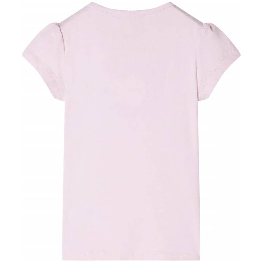Maglietta da Bambina Maniche Aletta Rosa Tenue 140 - Foto 2