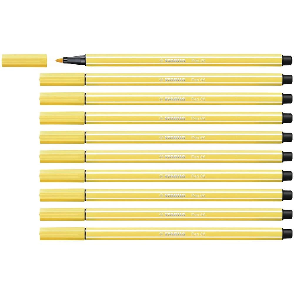 Pen 68 - Pennarello Premium - Confezione da 10 - Giallo - Foto 1