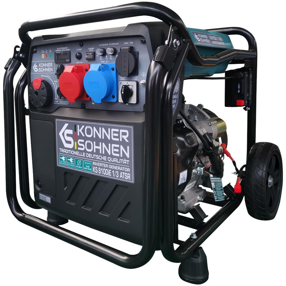 Generatore Inverter Ks 8100ie 1/3 Atsr Tensione, V 230/400 Potenza Massima, Kw 8,5kw (230v) / 8,5kw (400v) - Foto 1