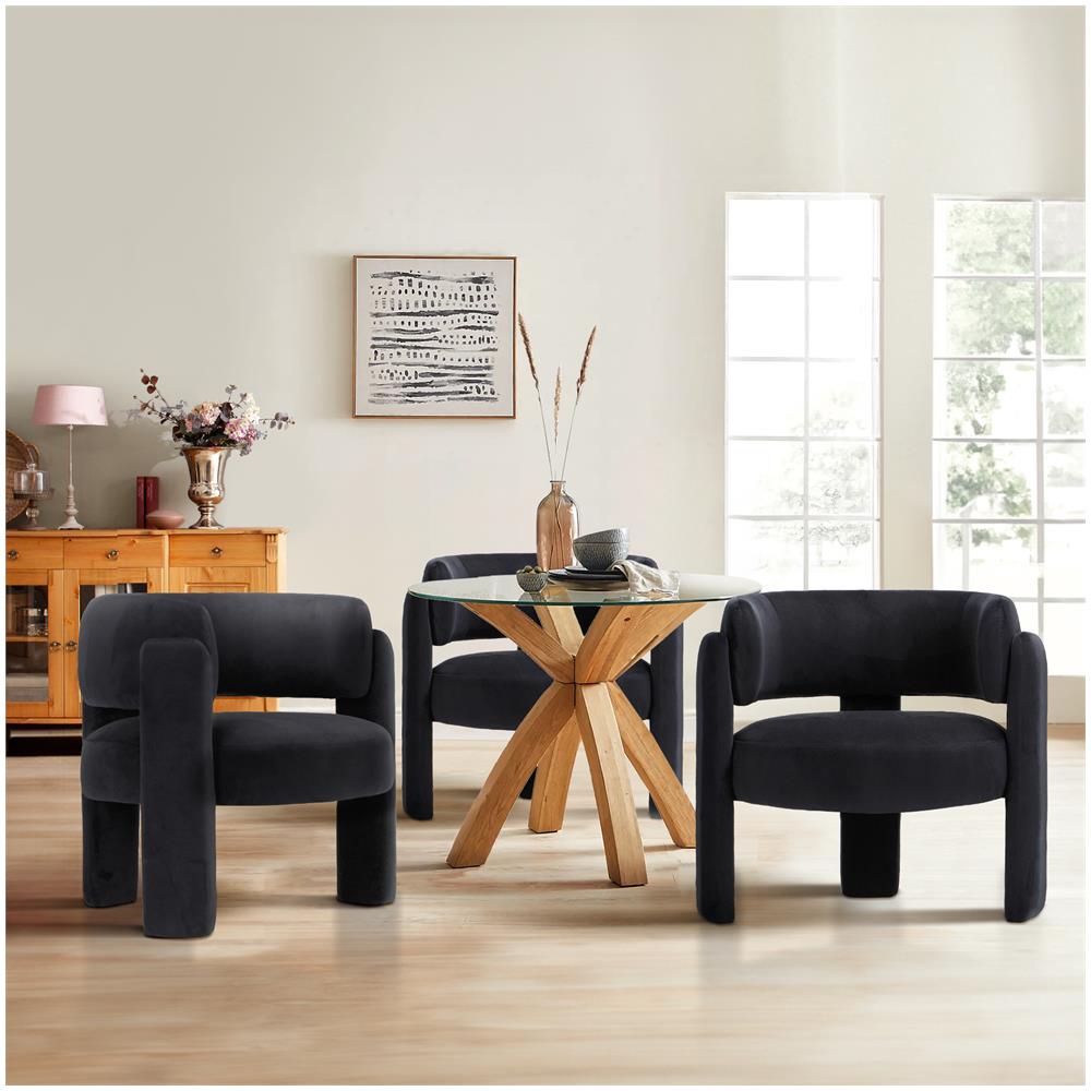 Sedia / Divano Design Minimalista, Per Una Casa Moderna Ed Elegante, Colore Nero - Foto 8