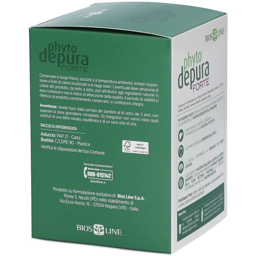 Phytodepura Forte 30 Bustine Concentrate da 10 ml - Foto 1