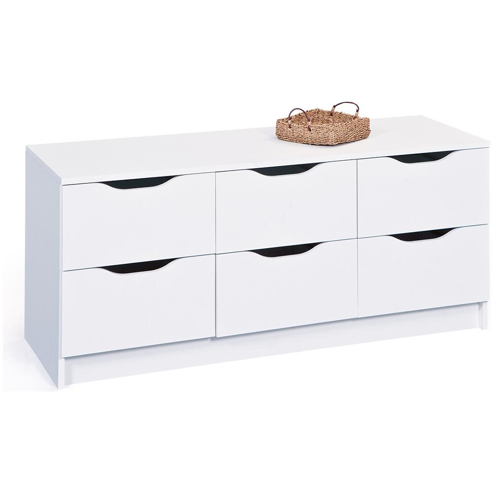 Inter Link Cassettiera Alta Bianco Laminato