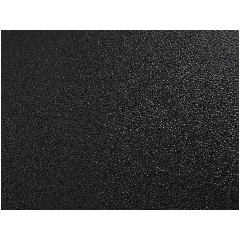 Divano 2 Posti In Pelle Sintetica Nera Leira - Foto 2